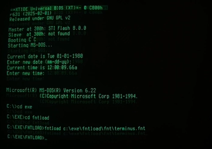 FNTLOAD for IBM 5150 Hercules Plus